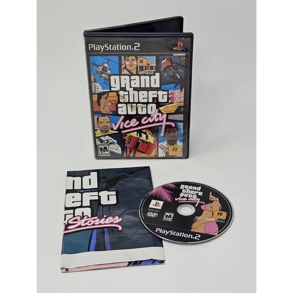 Grand Theft Auto Vice City Sony PlayStation 2 PS2 Game Map
